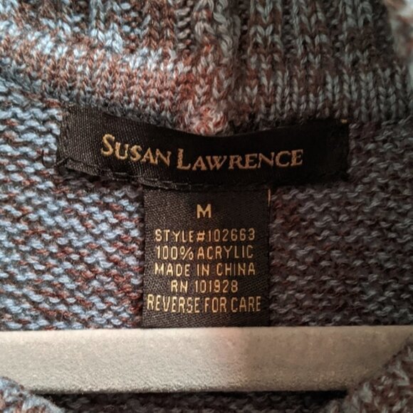 Susan Lawrence Cowl Neck Sweater Wms Size Medium - Picture 5 of 7